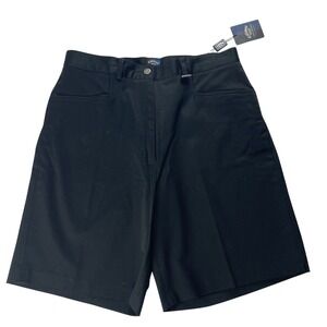 Callaway by Nordstrom CW365‎ Black Flat Front Women's Golf Shorts Size 12 NWT